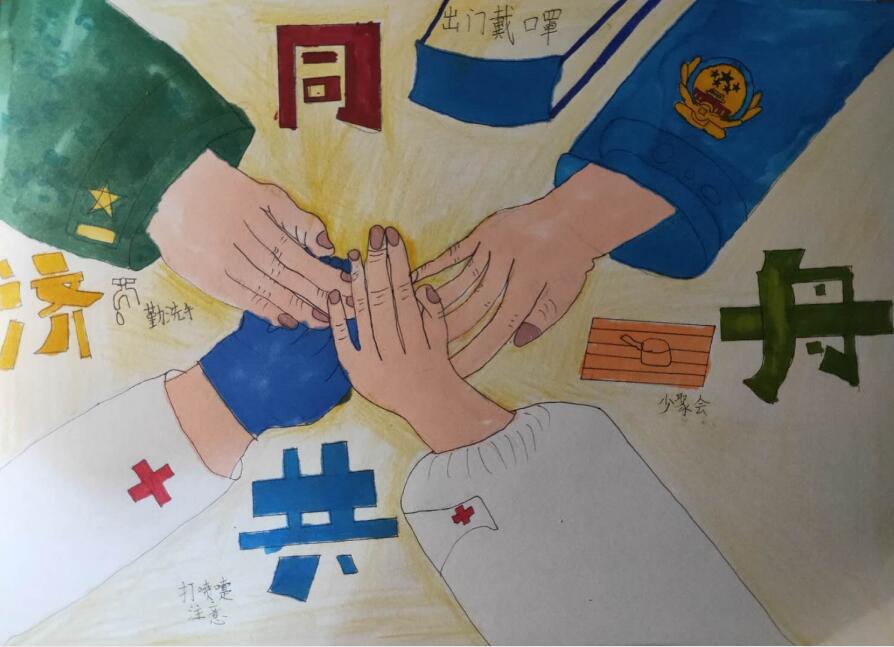 “疫情當前，孩子們有‘畫’說”作品展播（三十八）