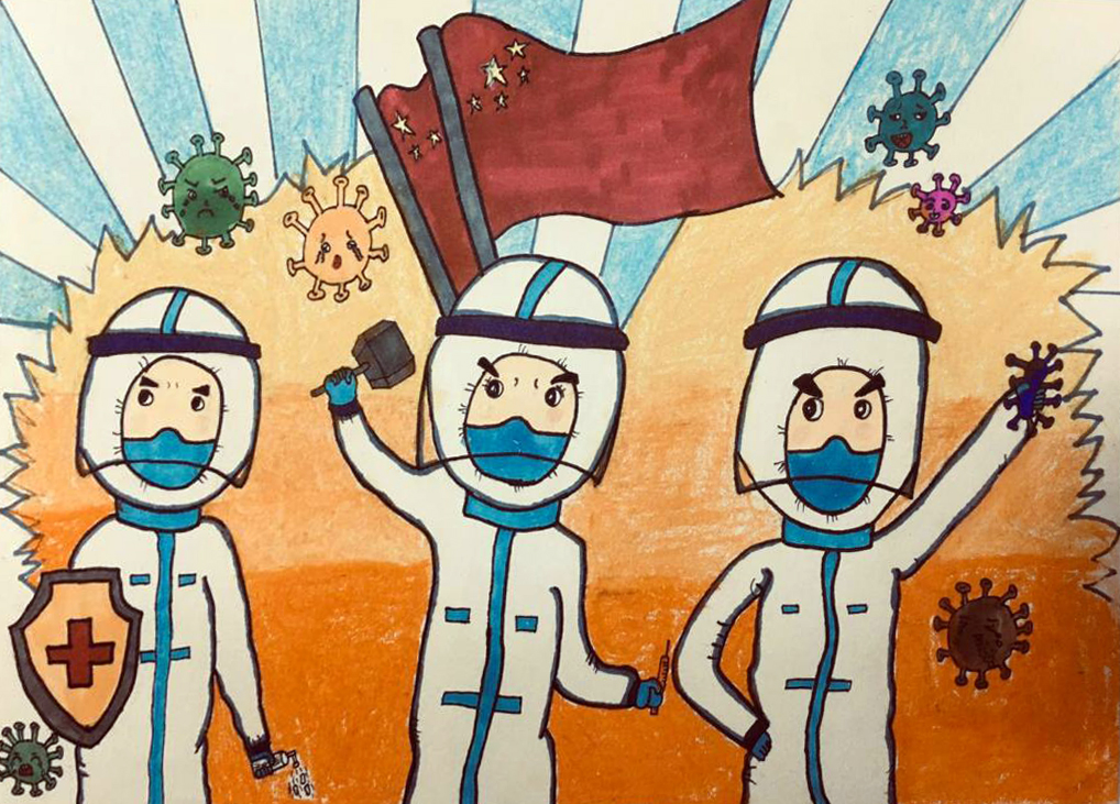 “疫情當前，孩子們有‘畫’說”作品展播（三十九）