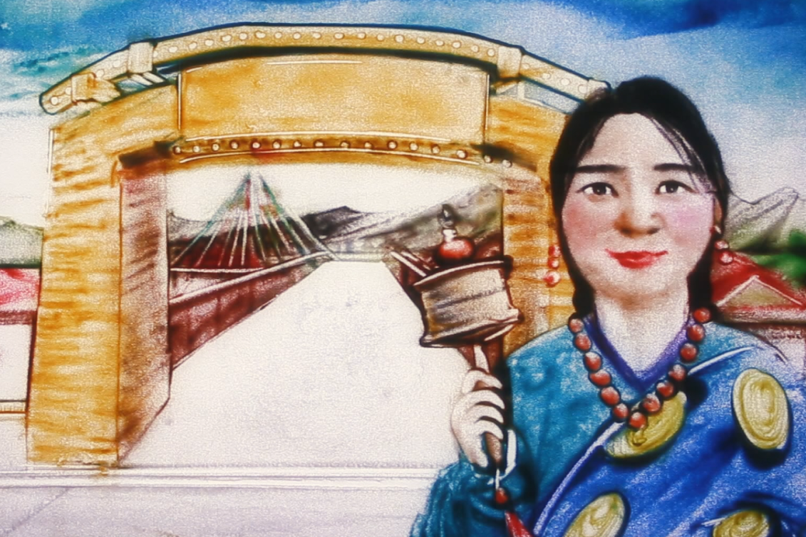 沙畫|奮力追夢(mèng)！2020決戰(zhàn)脫貧攻堅(jiān)“甘肅卷”