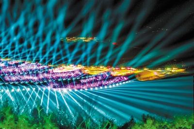 蘭山每晚都有炫酷燈光秀 你想看嗎？