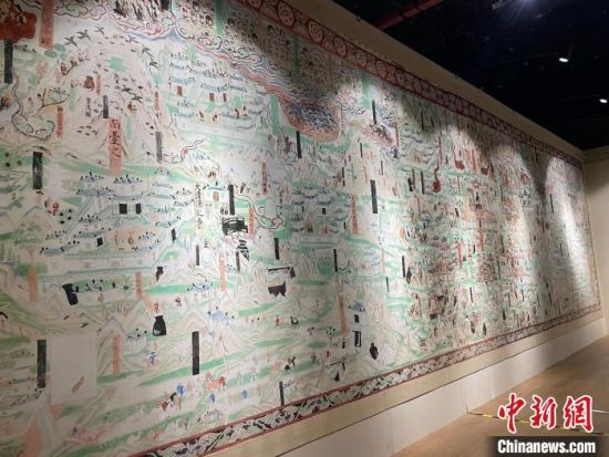 圖為展覽現(xiàn)場?！〗瓧顭?攝