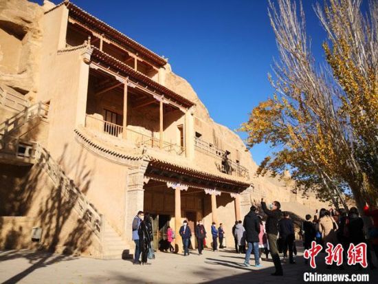 圖為敦煌莫高窟藏經(jīng)洞。(資料圖) 馮志軍 攝