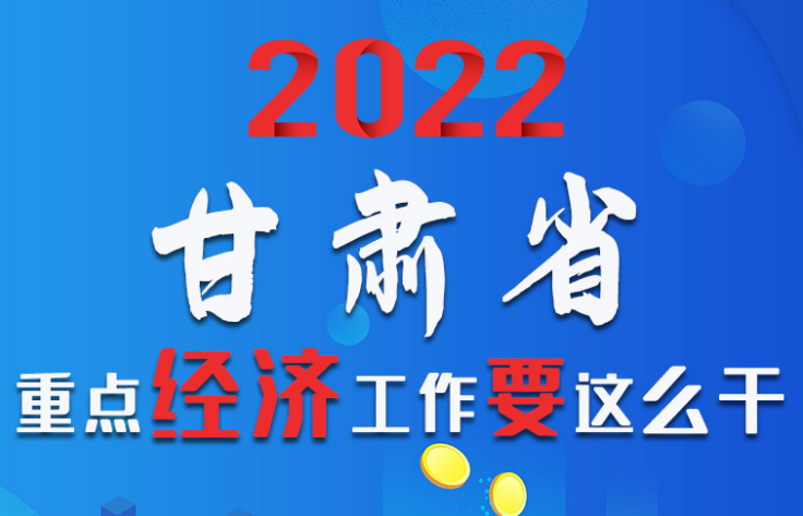 【甘快看·圖解】速覽！2022甘肅省重點(diǎn)經(jīng)濟(jì)工作要這么干！