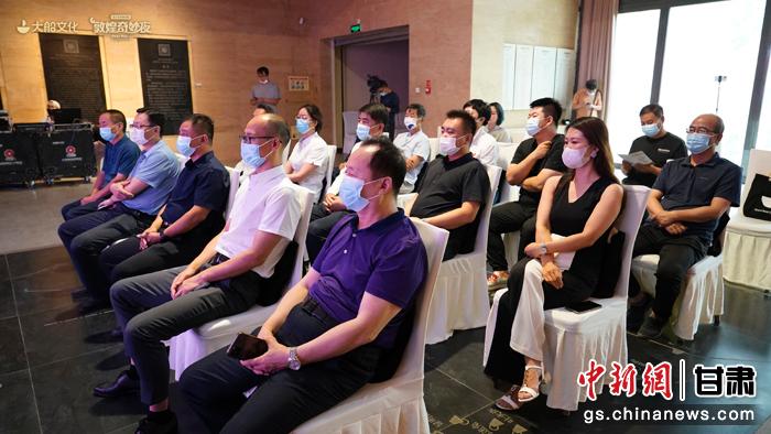 親子音樂舞臺(tái)劇《敦煌奇妙夜》全國巡演新聞發(fā)布會(huì)現(xiàn)場(chǎng)。