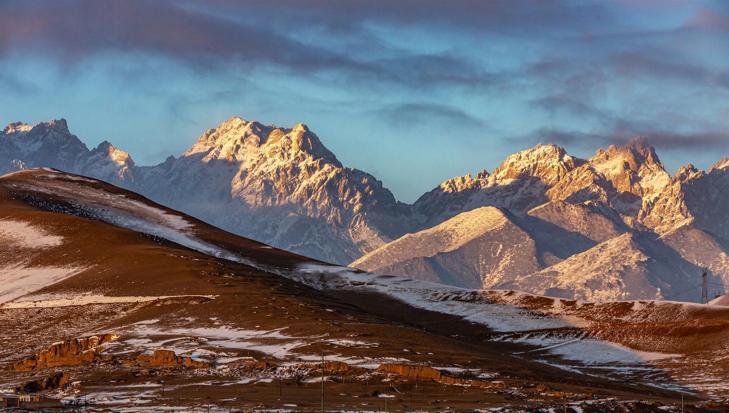 【輪播】武威天祝:祁連山烏鞘嶺段雪后初霽 靜美如畫(huà)_fororder_1
