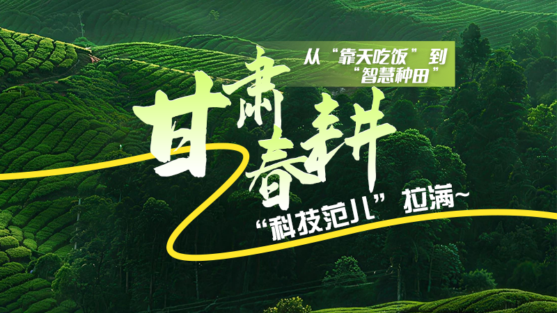 長圖|從“靠天吃飯”到“智慧種田”，甘肅春耕“科技范兒”拉滿
